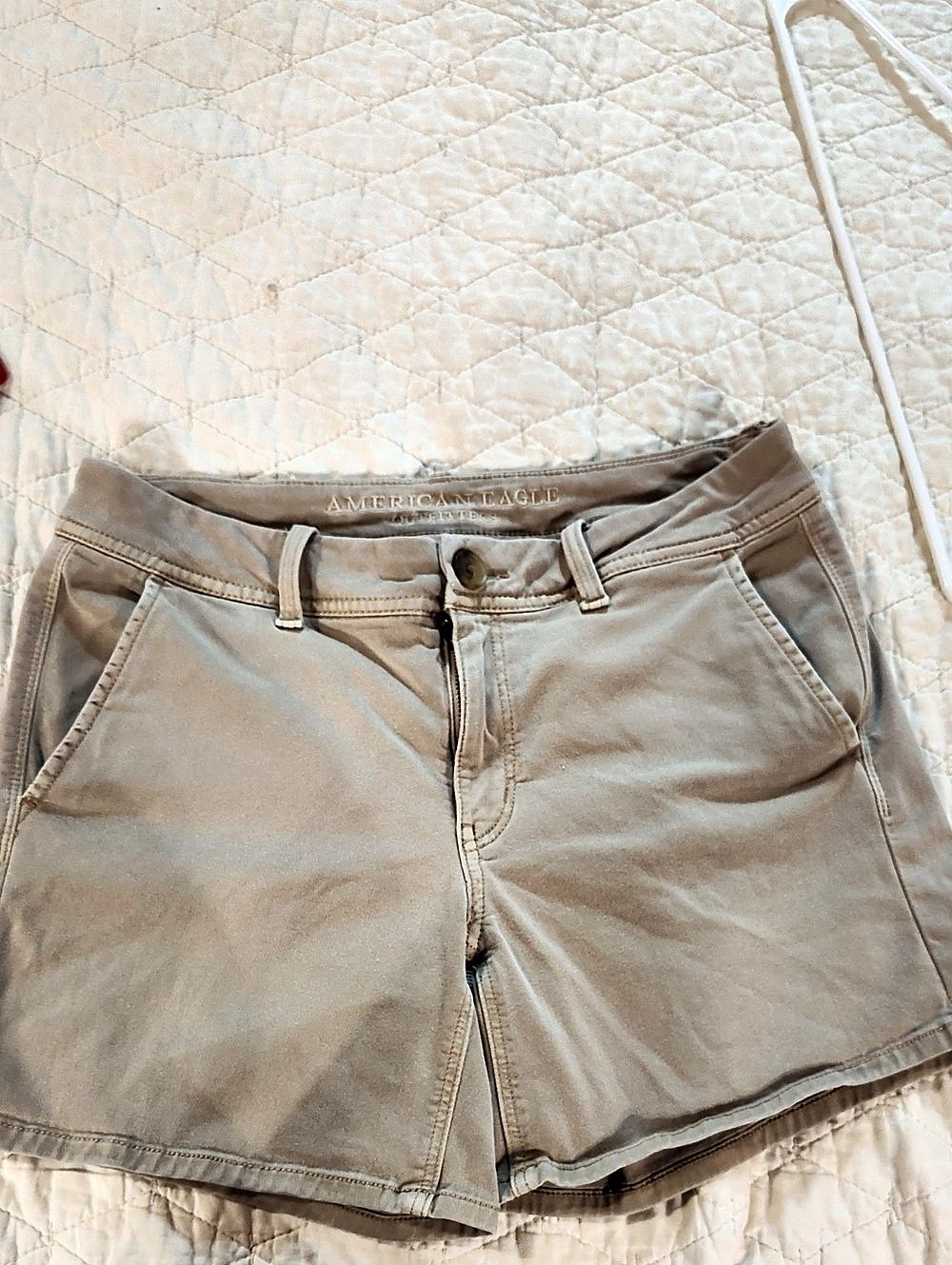 American Eagle High Waist Shorts in Brown Size 8